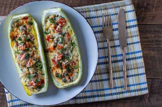 Bumper Crop: Easy Grilled Zucchini Boats
