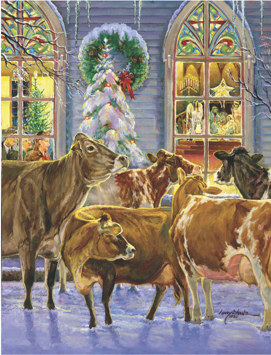 Christmas Cards - Five Dairy Breeds
